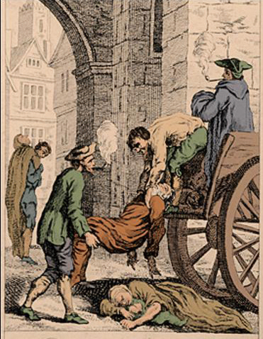 런던 대역병 당시를 묘사한 그림./위키피디아