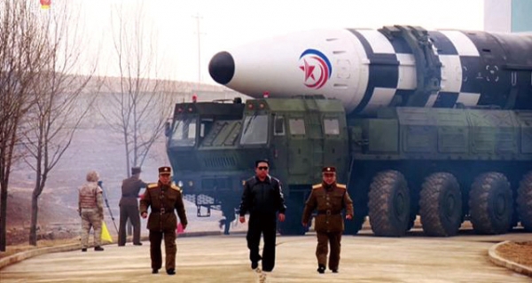 지난해 북한 관영 매체가 공개한 '화성-17형'
