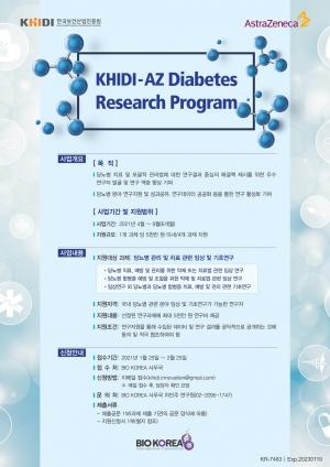 한국진흥원, 국내 당뇨 연구지원 프로그램 운영..."당뇨병 환자들의 건강 증진"